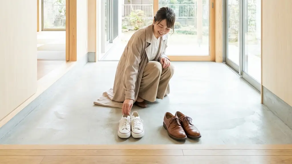 靴のローテーションイメージ