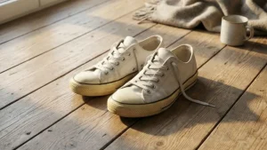 黄ばんだスニーカーのソールを白くする方法