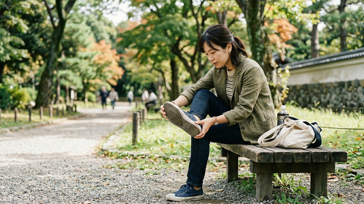 靴底の減り方でわかる歩き方のクセと体の歪み